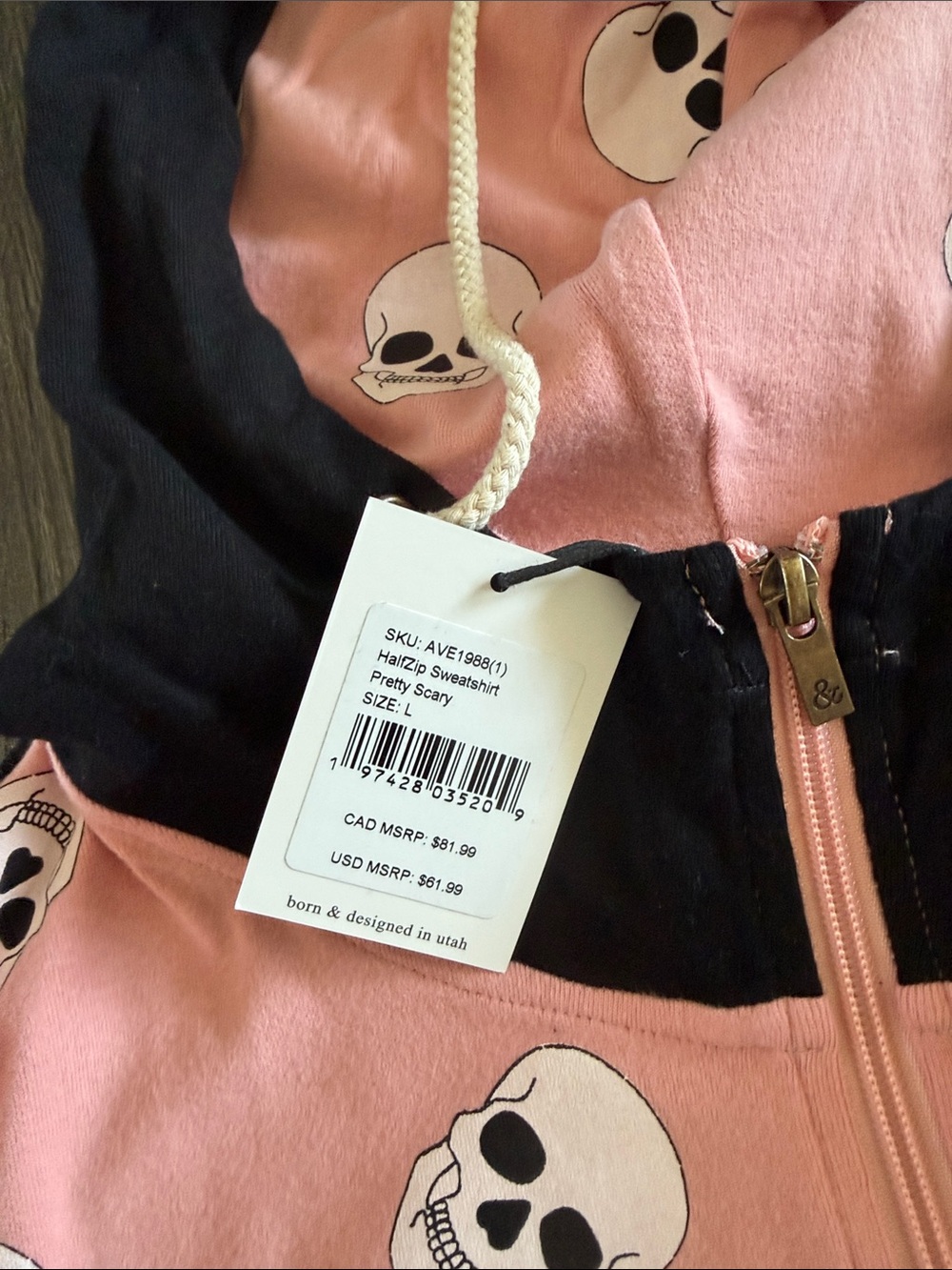 Women’s skull hoodie - Picture 2 of 2
